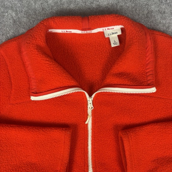 LL Bean Katahdin Jacket Women's L Fleece Sherpa Full Zip Up Cozy Gorpcore - Picture 3 of 9